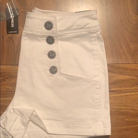 Express High Rise Shorts - Picture 2 of 3